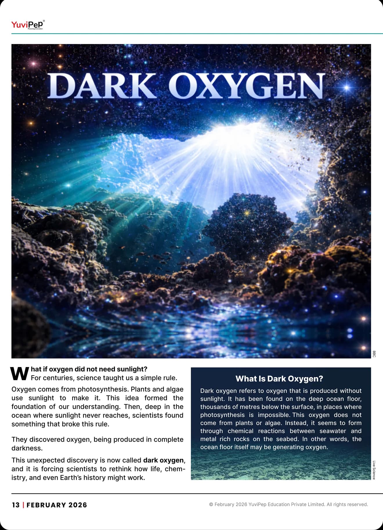 Dark Oxygen