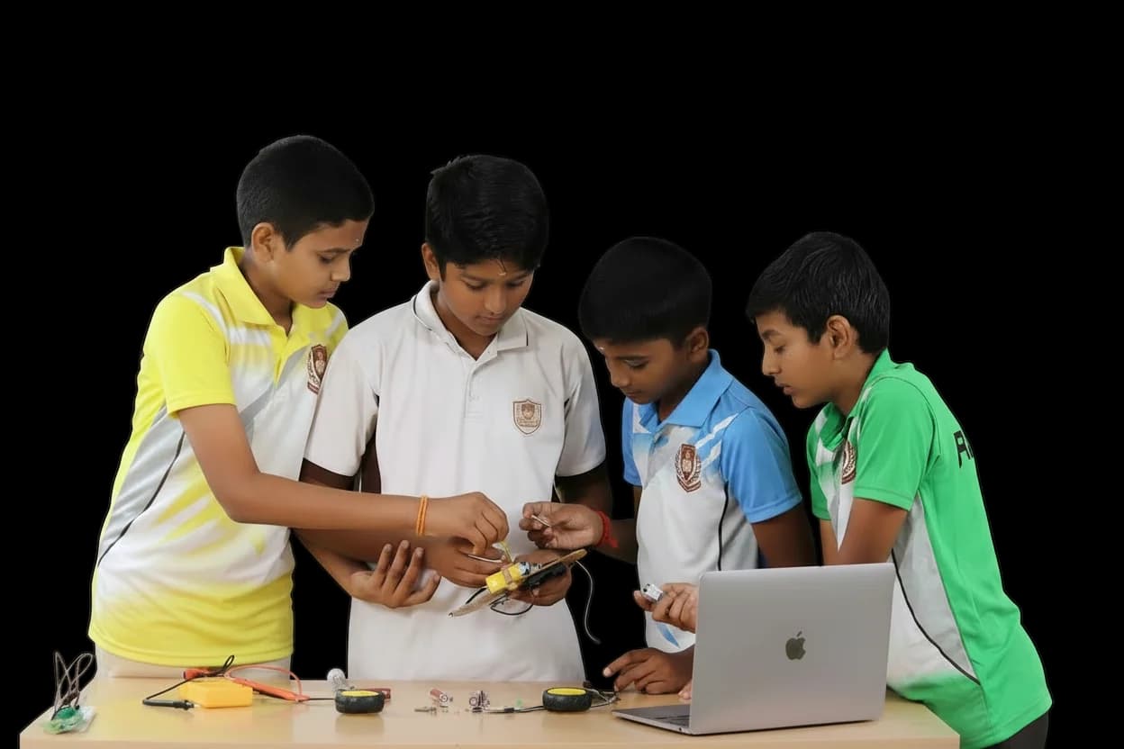 YuviPep students collaborating