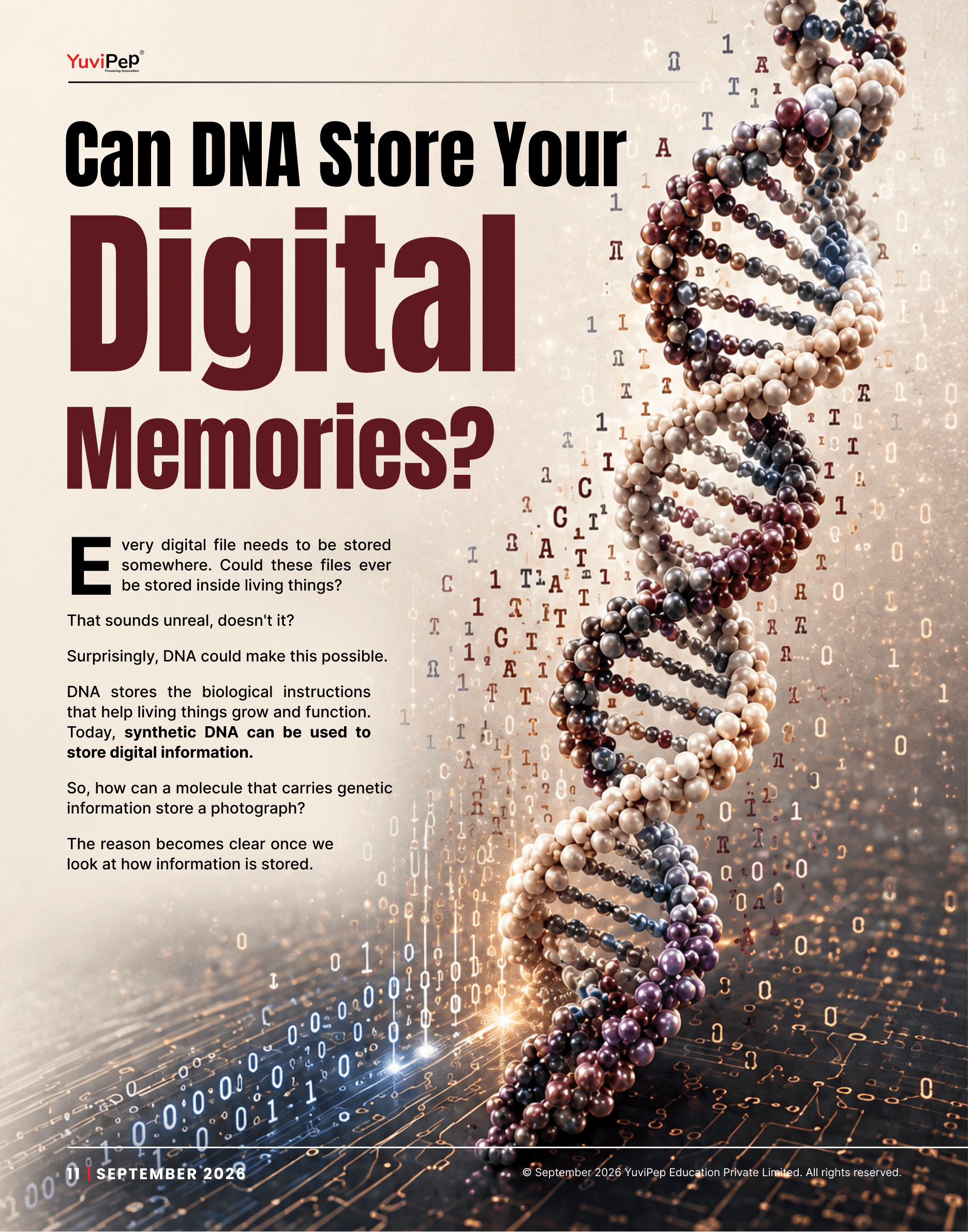 Can Photo Become DNA?