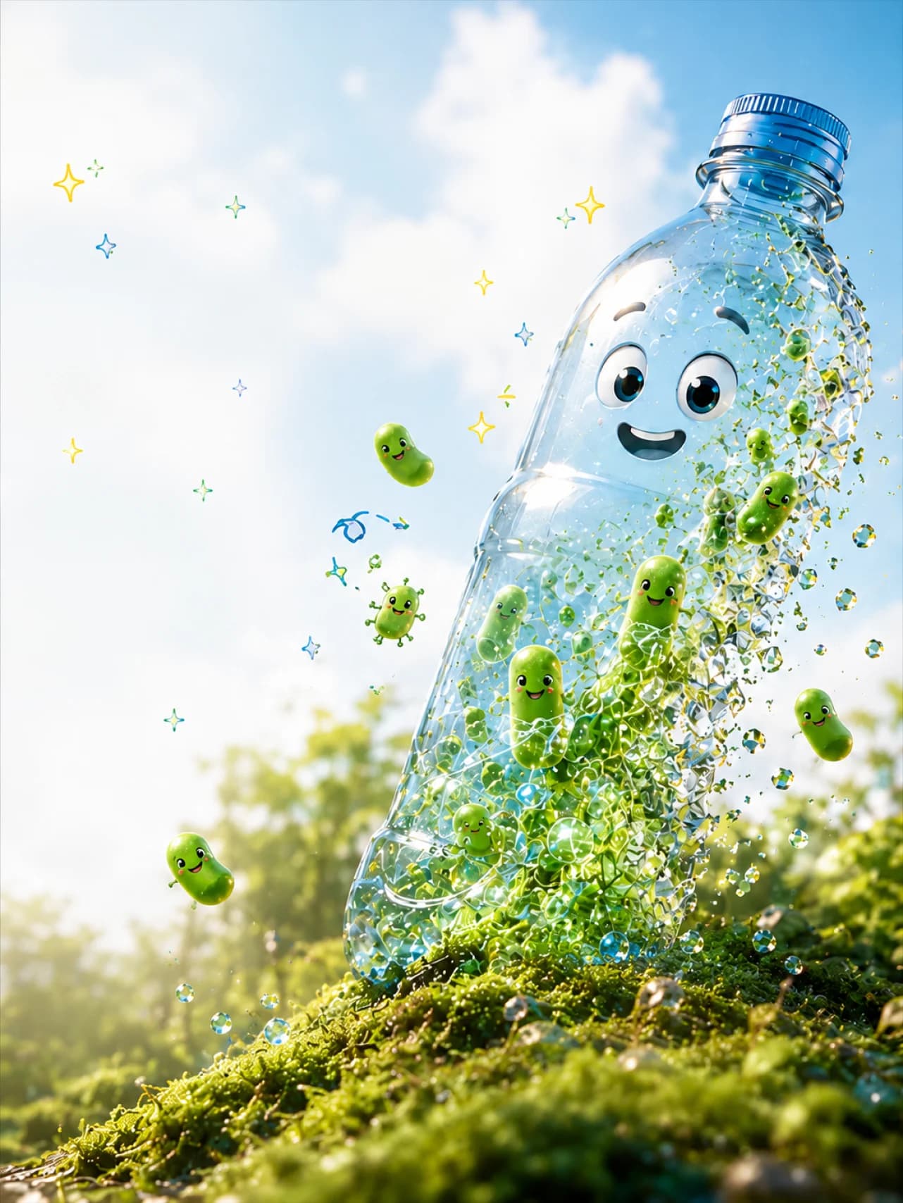 A Self-Destroying Bottle