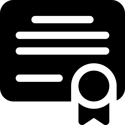 certificate specification icon
