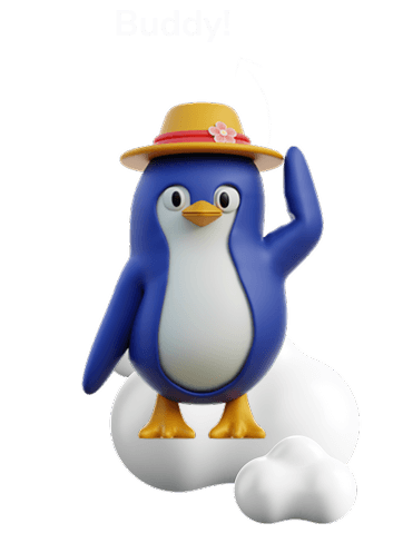 Buddy Penguin Mascot